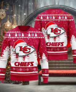 Kansas City Chiefs Santa Spirit Ugly Christmas Sweater