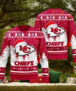 Kansas City Chiefs Santa Spirit Ugly Christmas Sweater
