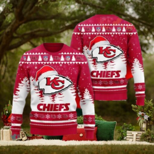 Kansas City Chiefs Santa Spirit Ugly Christmas Sweater