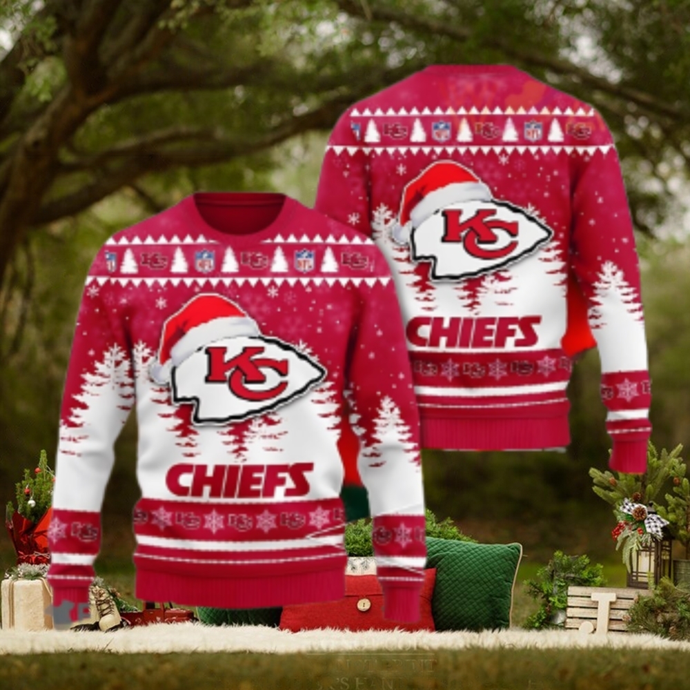Kansas City Chiefs Santa Spirit Ugly Christmas Sweater Kansas City Chiefs Santa Spirit Ugly Christmas Sweater