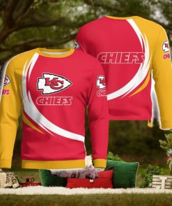 Kansas City Chiefs Simple Vintage 3D Sweater Christmas Gift For Fans