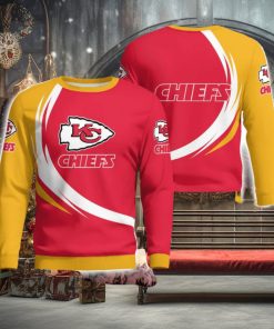 Kansas City Chiefs Simple Vintage 3D Sweater Christmas Gift For Fans