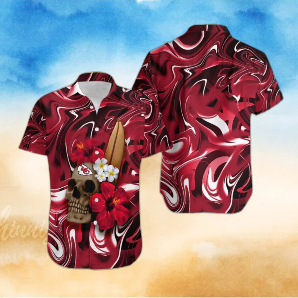 Kansas City Chiefs Women's Hawaiian Shirt - Teeclover