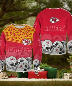 Kansas City Chiefs Skull Choir Halloween Ugly Sweater For Men And Women Gift Christmas