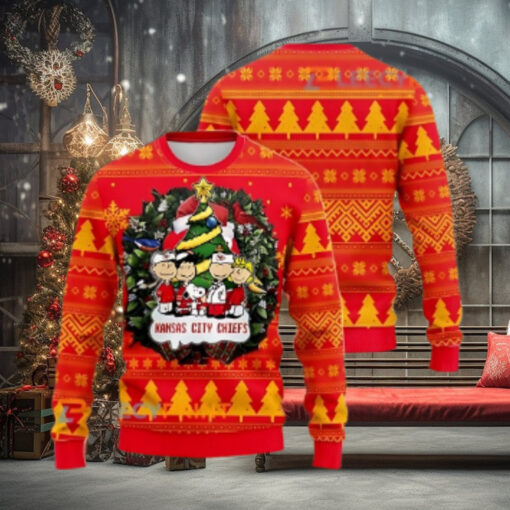 Kansas City Chiefs Snoopy The Peanuts Friends Ugly Christmas Sweater