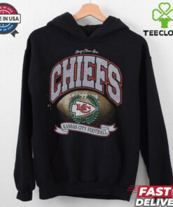 Kansas City Chiefs Stoney Clover Lane x '47 Black Glitter Rocker Retro Tubular T Shirt