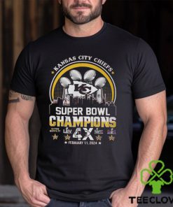 Kansas City Chiefs Super Bowl Champions 4x February 11 2024 shirt