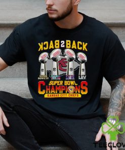 Kansas City Chiefs Super Bowl Champions Back To Back T Shirt