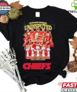 Kansas City Chiefs Super Bowl LIX Champions Undisputed Back 2 Back 2 Back Shirt