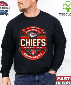 Kansas City Chiefs Super Bowl LIX Champions they not like us shirt