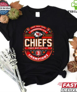 Kansas City Chiefs Super Bowl LIX Champions they not like us shirt