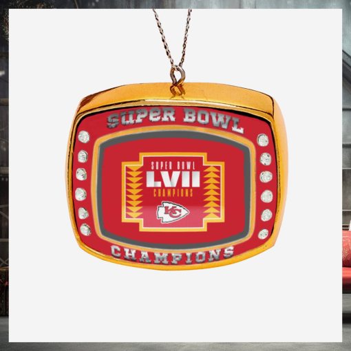 Kansas City Chiefs Super Bowl LVII Champions Ring Ornament