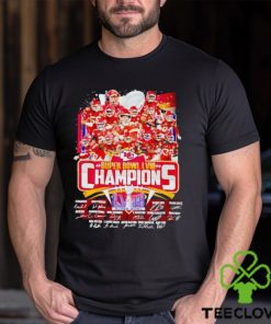 Kansas City Chiefs Super Bowl LVIII Champions signatures shirt
