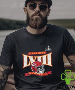 Kansas City Chiefs Super Bowl LVIII Kansas City Helmet Shirt 2 Kansas City Chiefs Super Bowl LVIII Kansas City Helmet Shirt