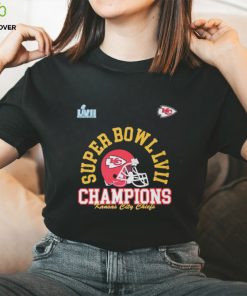 Kansas City Chiefs Super Bowl Lvii Champions Football Helmet T Shirt 1 Kansas City Chiefs Super Bowl Lvii Champions Football Helmet T Shirt