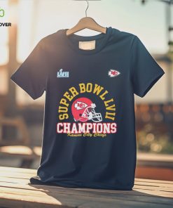 Kansas City Chiefs Super Bowl Lvii Champions Football Helmet T Shirt 2 Kansas City Chiefs Super Bowl Lvii Champions Football Helmet T Shirt