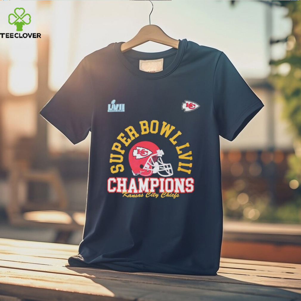Kansas City Chiefs Super Bowl Lvii Champions Football Helmet T Shirt Kansas City Chiefs Super Bowl Lvii Champions Football Helmet T Shirt