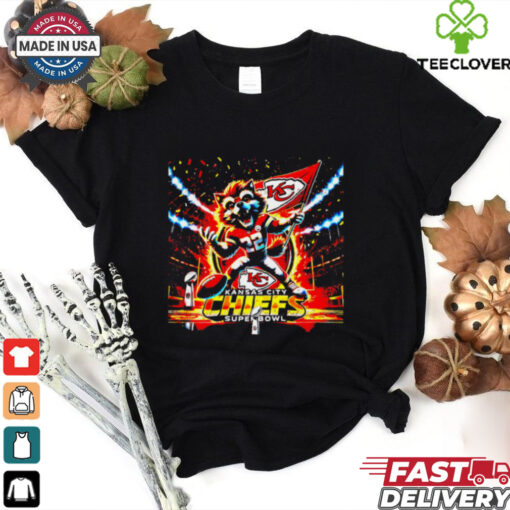 Kansas City Chiefs Super Bowl Mascot Transparent 2025 shirt