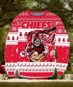 Kansas City Chiefs Superhero Holiday Ugly Christmas Sweater