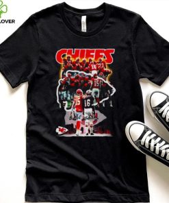 Kansas City Chiefs Team Players city signatures Champions 2022 shirt