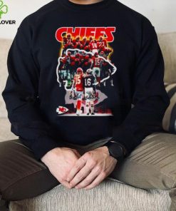 Kansas City Chiefs Team Players city signatures Champions 2022 shirt