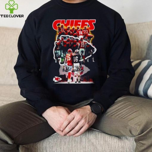 Kansas City Chiefs Team Players city signatures Champions 2022 shirt