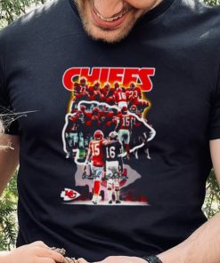 Kansas City Chiefs Team Players city signatures Champions 2022 shirt