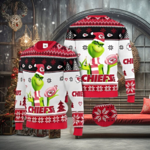 Kansas City Chiefs The Grinch Gift Ugly Christmas Sweater