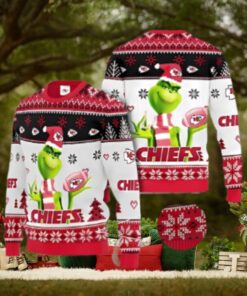 Kansas City Chiefs The Grinch Gift Ugly Christmas Sweater