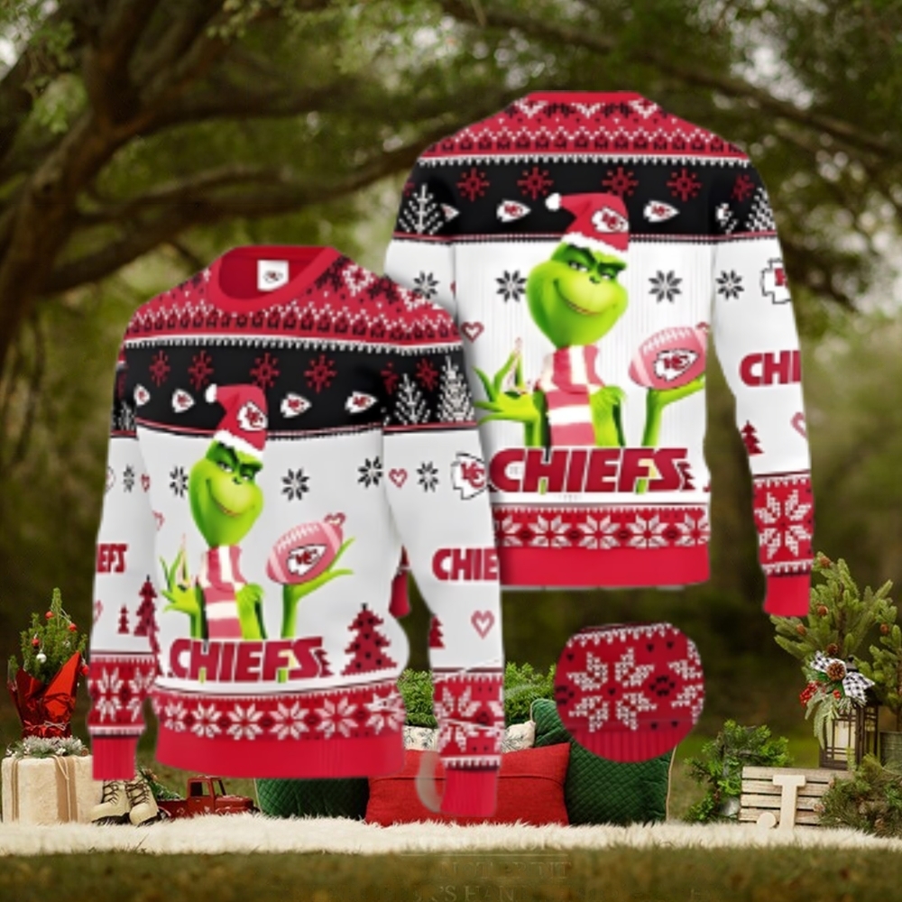 Kansas City Chiefs The Grinch Gift Ugly Christmas Sweater Kansas City Chiefs The Grinch Gift Ugly Christmas Sweater