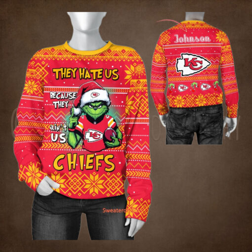 Kansas City Chiefs They Hate Us Because They Ain’t US Sweater