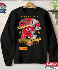 Kansas City Chiefs Touchdown Super Bowl LVIII Champions Retro Shirt featuring a vintage-inspired design celebrating the Chiefs' victory in Super Bowl LVIII.