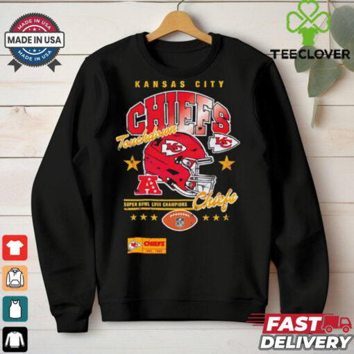 Kansas City Chiefs Touchdown Super Bowl Lviii Champions retro shirt