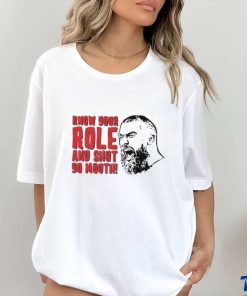 Kansas City Chiefs Travis Kelce Know Your Role And Shut Yo Mouth Shirt