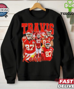 Kansas City Chiefs Travis Kelce Number 87 Kansas Star T Shirt