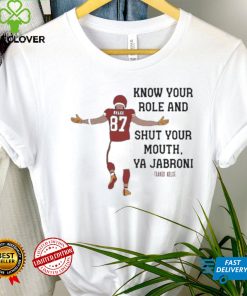 Kansas City Chiefs Travis Kelce Quote Know Your Role and Shut Your Mouth shirt