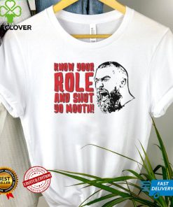 Kansas City Chiefs Travis Kelce T Shirt Know Your Role And Shut Yo Mouth