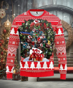 Kansas City Chiefs Tree Ugly Christmas Sweater