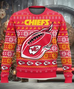 Kansas City Chiefs Ugly Sweater 3D Printed Men And Women Christmas Gift