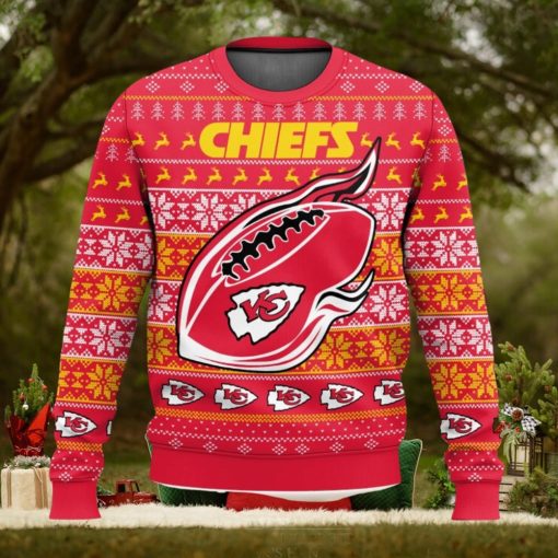 Kansas City Chiefs Ugly Sweater 3D Printed Men And Women Christmas Gift