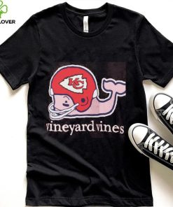Kansas City Chiefs Vineyard Vines Red Team Whale Helmet T Shirt