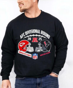 Kansas City Chiefs Vs Houston Texans Head To Head AFC Divisional Round 2024 25 Shirt