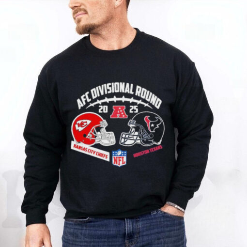 Kansas City Chiefs Vs Houston Texans Head To Head AFC Divisional Round 2024 25 Shirt