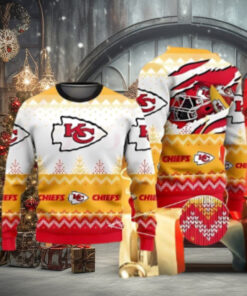 Kansas City Chiefs Winter Warmth Ugly Christmas Sweater