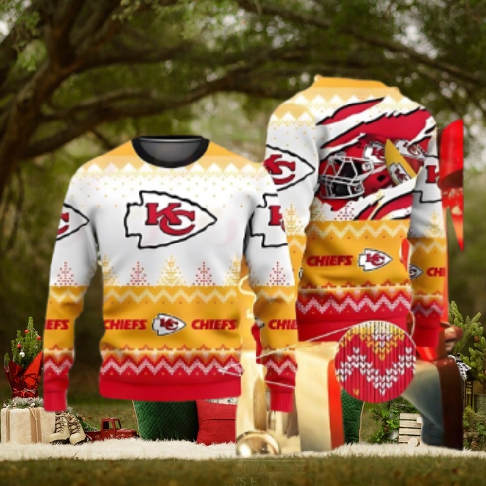Kansas City Chiefs Winter Warmth Ugly Christmas Sweater Kansas City Chiefs Winter Warmth Ugly Christmas Sweater
