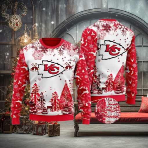Kansas City Chiefs Winter Wonderland Ugly Christmas Sweater