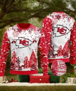 Kansas City Chiefs Winter Wonderland Ugly Christmas Sweater