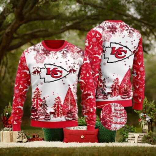 Kansas City Chiefs Winter Wonderland Ugly Christmas Sweater