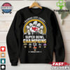 Kansas City Chiefs Super Bowl LIX Champions Undisputed Back 2 Back 2 Back Shirt