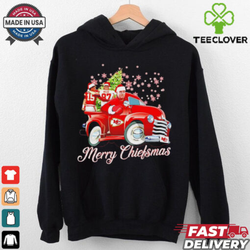 Kansas City Chiefs coach Kelce Mahomes Merry Christmas shirt